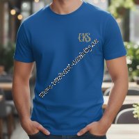 Pánské tričko s výšivkou - (monogram) Pánské tričko s výšivkou - (monogram)